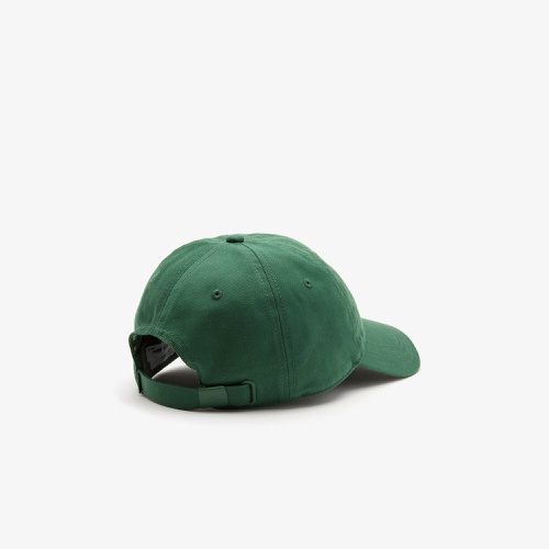 라코스테 Lacoste Unisex Adjustable Organic Cotton Twill Cap