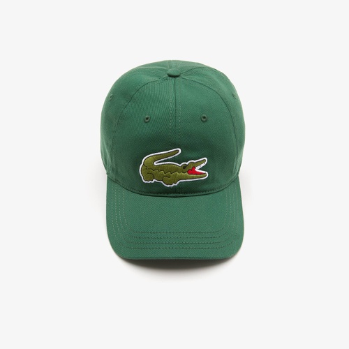 라코스테 Lacoste Unisex Adjustable Organic Cotton Twill Cap