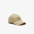 Lacoste Unisex Adjustable Organic Cotton Twill Cap