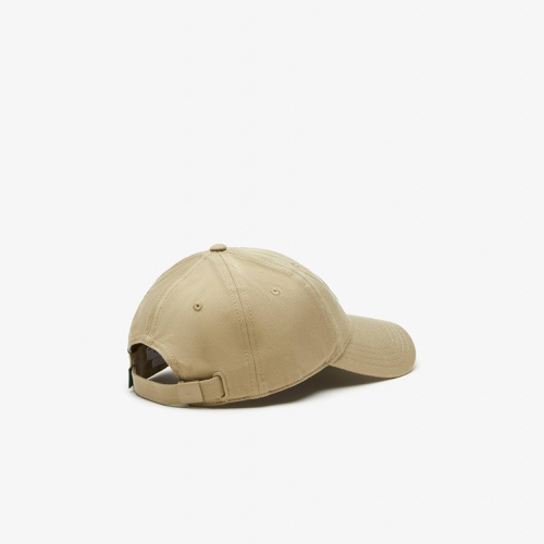 라코스테 Lacoste Unisex Adjustable Organic Cotton Twill Cap