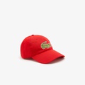 Lacoste Unisex Adjustable Organic Cotton Twill Cap