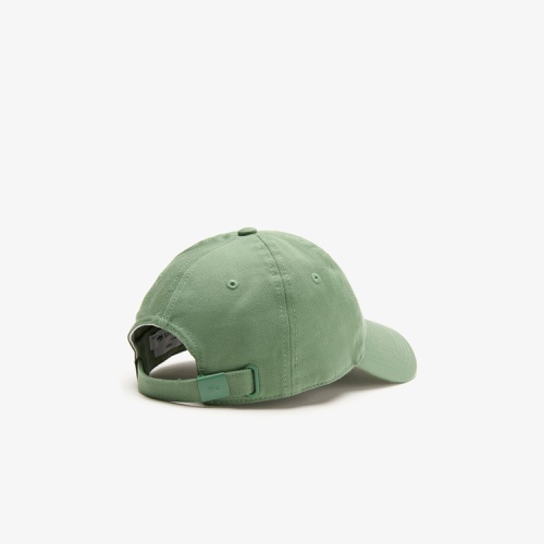 라코스테 Lacoste Unisex Adjustable Organic Cotton Twill Cap