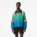 Lacoste Menu2019s Ombre Checkerboard Print Track Jacket