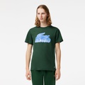 Lacoste Menu2019s Cotton Jersey Print T-Shirt