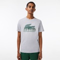 Lacoste Menu2019s Cotton Jersey Print T-Shirt