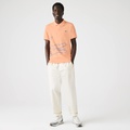 Lacoste Menu2019s Regular Fit Crocodile Print Cotton Pique Polo