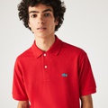 Lacoste Mens Classic Fit Speckled Print Cotton Pique Polo