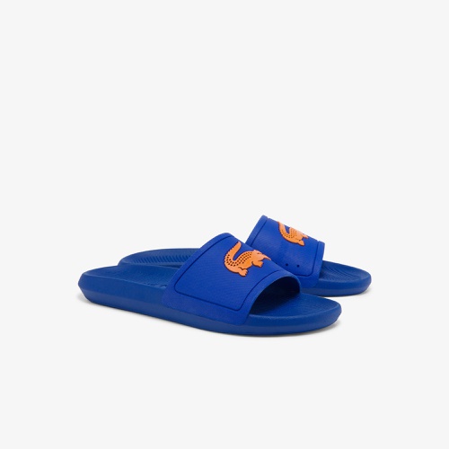 라코스테 Lacoste Mens Croco Rubber Slides