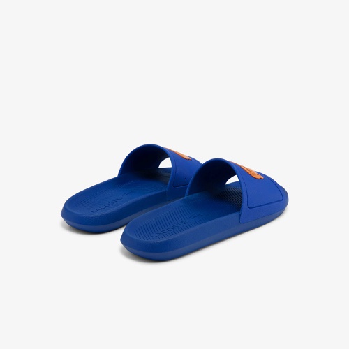 라코스테 Lacoste Mens Croco Rubber Slides