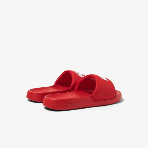 라코스테 Lacoste Mens Croco 1.0 Synthetic Slides