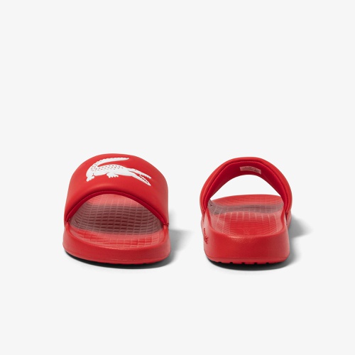 라코스테 Lacoste Mens Croco 1.0 Synthetic Slides