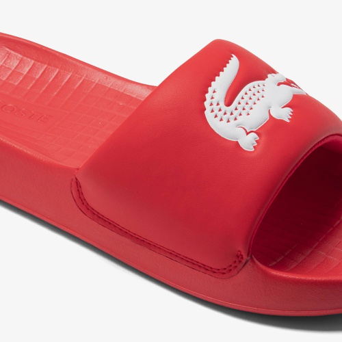 라코스테 Lacoste Mens Croco 1.0 Synthetic Slides