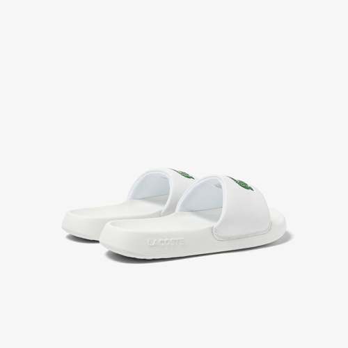 라코스테 Lacoste Mens Croco 1.0 Synthetic Slides