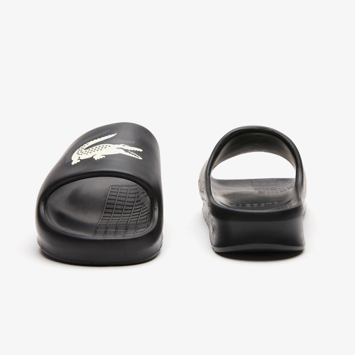 라코스테 Lacoste Mens Serve Slide 2.0 Evo Synthetic Colorblock Slides