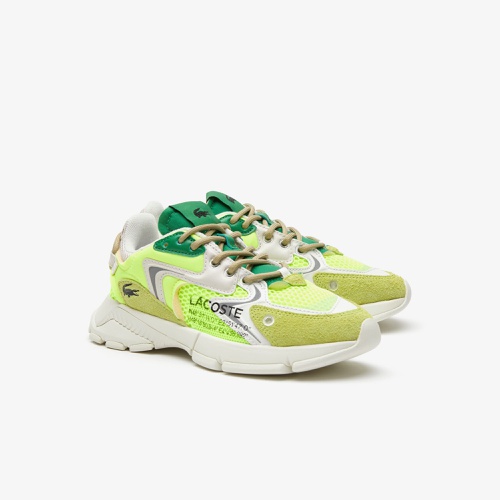 라코스테 Lacoste Mens L003 Neo Textile Sneakers