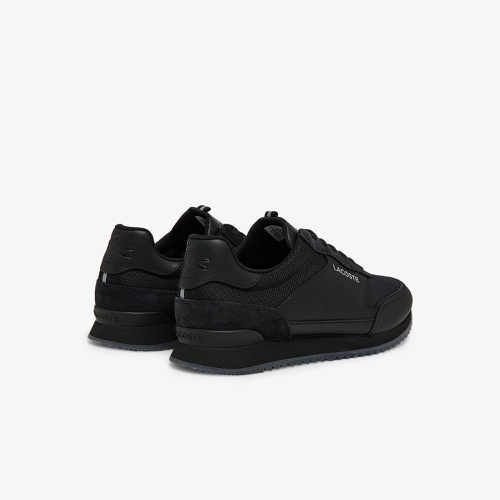 라코스테 Lacoste Mens Partner Luxe Textile Sneakers