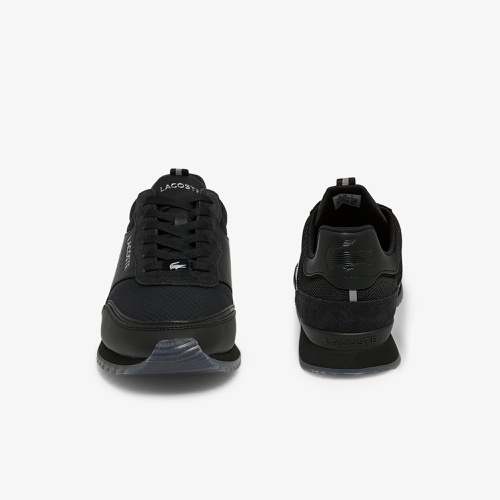 라코스테 Lacoste Mens Partner Luxe Textile Sneakers