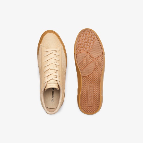 라코스테 Mens Lacoste L006 Leather Tonal Sneakers