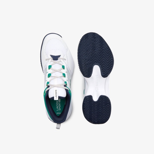 라코스테 Mens Lacoste AG-LT21 Textile Tennis Shoes