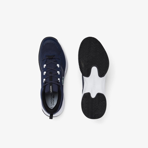 라코스테 Mens Lacoste AG-LT21 Textile Tennis Shoes