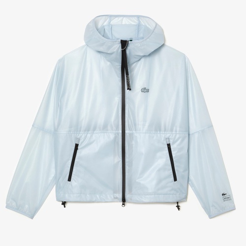 라코스테 Lacoste Womenu2019s Transparent Windbreaker