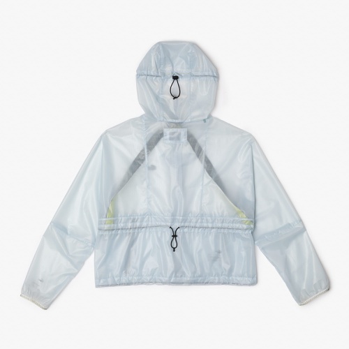 라코스테 Lacoste Womenu2019s Transparent Windbreaker