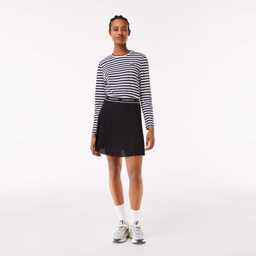 라코스테 Lacoste Womens Elasticized Waist Pleated Skirt