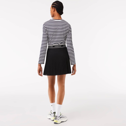 라코스테 Lacoste Womens Elasticized Waist Pleated Skirt