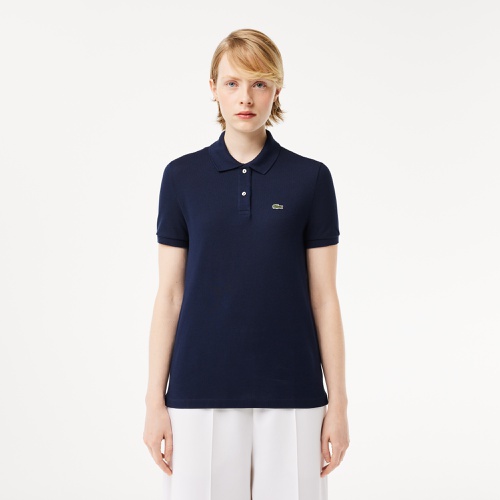 라코스테 Lacoste Womens Regular Fit Soft Cotton Petit Pique Polo