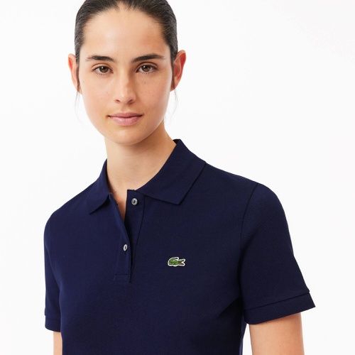 라코스테 Lacoste Womens Regular Fit Soft Cotton Petit Pique Polo