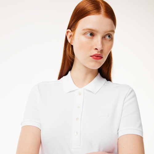 라코스테 Lacoste Womens Stretch Cotton Pique Polo Dress