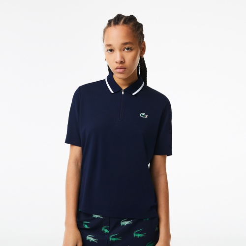 라코스테 Lacoste Womenu2019s Golf Loose Fit Ultra-Dry Polo