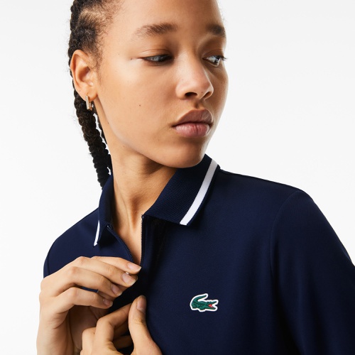 라코스테 Lacoste Womenu2019s Golf Loose Fit Ultra-Dry Polo