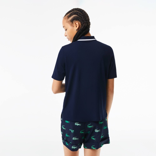 라코스테 Lacoste Womenu2019s Golf Loose Fit Ultra-Dry Polo