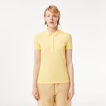 Lacoste Womens Slim Fit Stretch Cotton Pique Polo