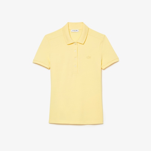 라코스테 Lacoste Womens Slim Fit Stretch Cotton Pique Polo