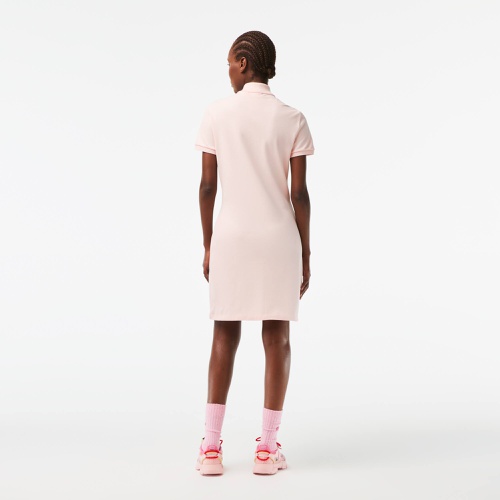 라코스테 Lacoste Womens Stretch Cotton Pique Polo Dress