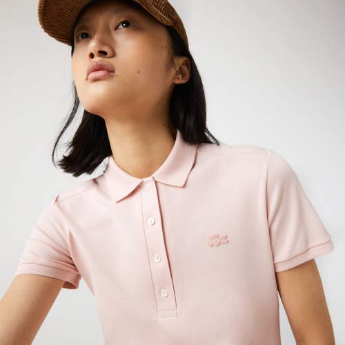 라코스테 Lacoste Womens Stretch Cotton Pique Polo Dress