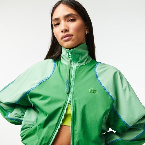 라코스테 Lacoste Womenu2019s Oversized Two Tone Jacket