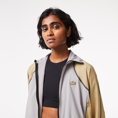 라코스테 Lacoste Womenu2019s Oversized Two Tone Jacket