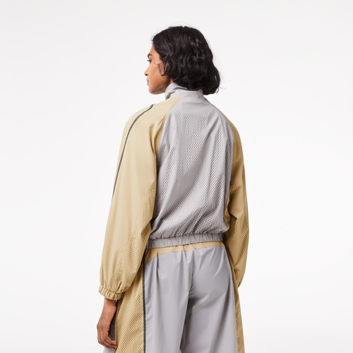 라코스테 Lacoste Womenu2019s Oversized Two Tone Jacket