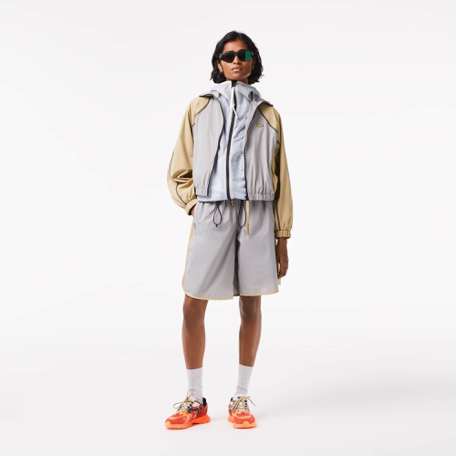 라코스테 Lacoste Womenu2019s Oversized Two Tone Jacket