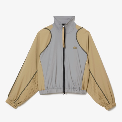 라코스테 Lacoste Womenu2019s Oversized Two Tone Jacket