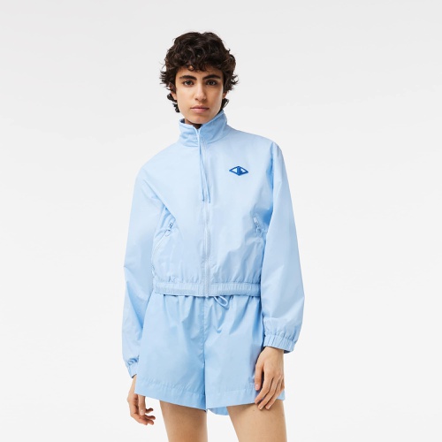 라코스테 Lacoste Womenu2019s Monogram Print Track Jacket