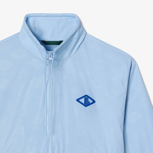 라코스테 Lacoste Womenu2019s Monogram Print Track Jacket