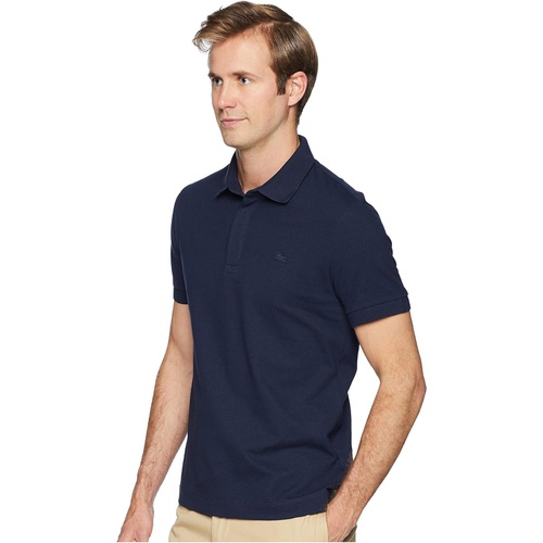 라코스테 Mens Lacoste Short Sleeve Solid Stretch Pique Regular