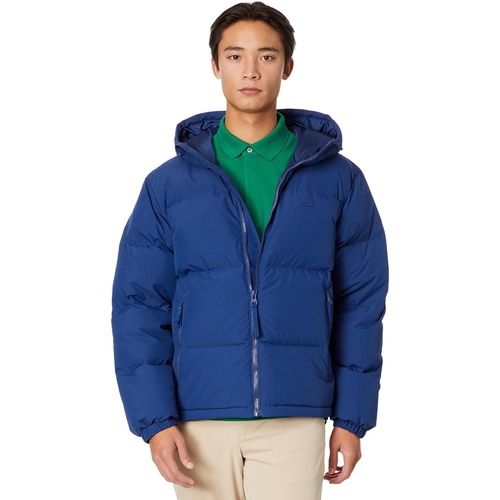 라코스테 Mens Lacoste Hooded Puffer Jacket