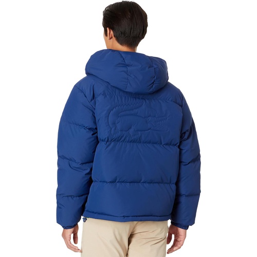 라코스테 Mens Lacoste Hooded Puffer Jacket