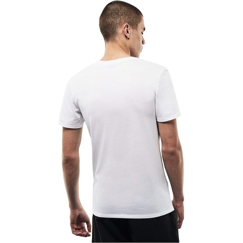 라코스테 Mens Lacoste 3-Pack V-Neck Slim Fit Essential T-Shirt