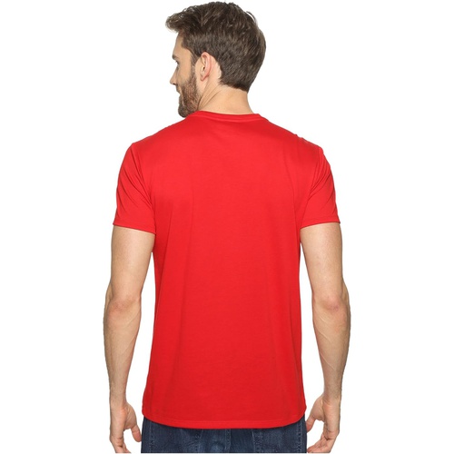 라코스테 Mens Lacoste Short-Sleeve Pima Jersey Crewneck T-Shirt